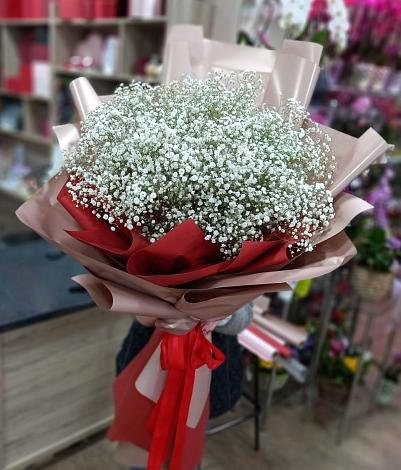 Букет цветов из: Гипсофила в Зиме