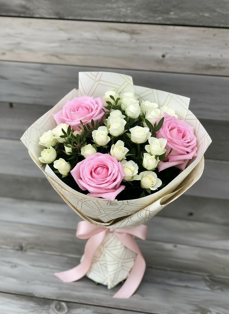 Букет цветов из: Розы в Зиме