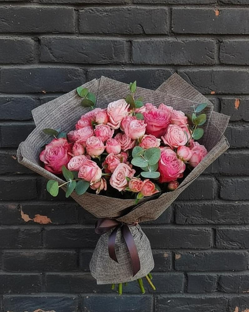 Букет цветов из: Розы в Зиме