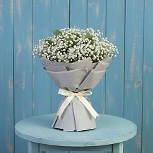 Букет цветов из:  Гипсофила в Зиме