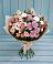 Букет цветов из: Хризантемы, Розы и Альстромерии в Зиме