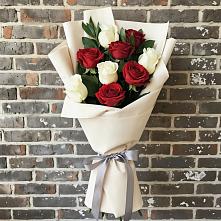 Букет цветов из:  Розы #REPLACE_PRED# Зиме