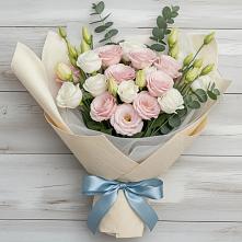 Букет цветов из:  Лизиантусы #REPLACE_PRED# Зиме