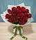 Букет Красные розы в Зиме