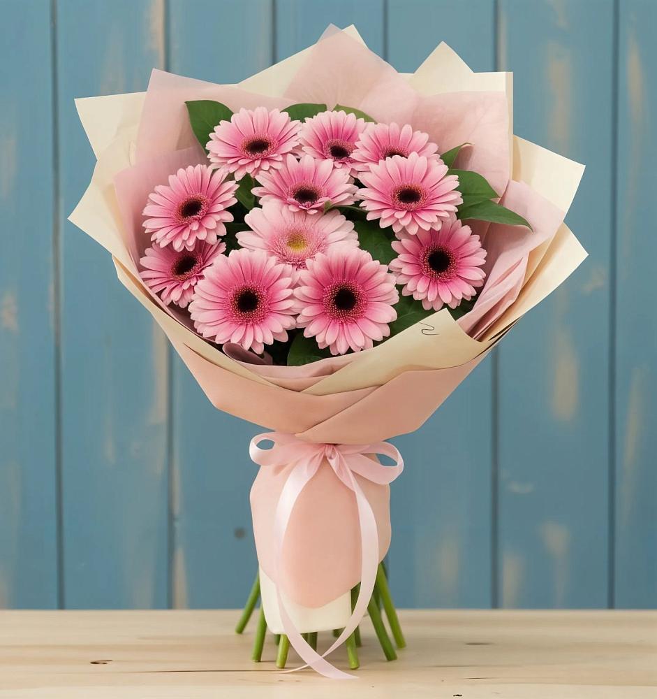 Букет цветов из: Герберы в Зиме