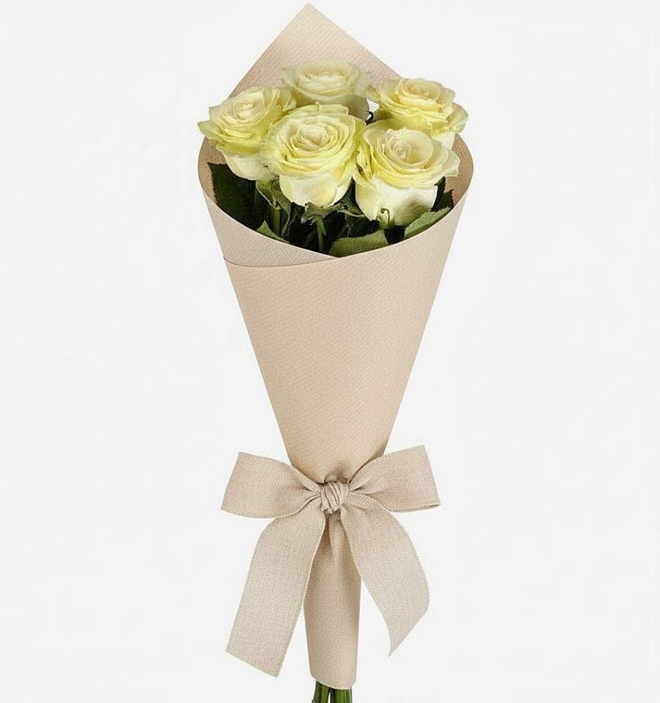 Букет цветов из: Розы в Зиме