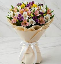 Букет цветов из:  Альстромерии #REPLACE_PRED# Зиме