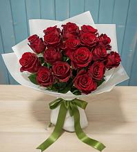 Букет Красные розы #REPLACE_PRED# Зиме