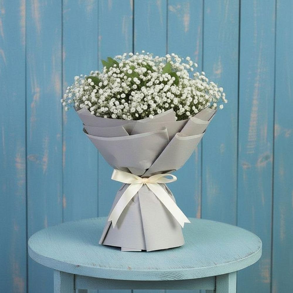 Букет цветов из: Гипсофила в Зиме