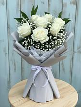 Букет цветов из:  Розы #REPLACE_PRED# Зиме