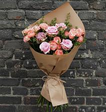 Букет цветов из:  Розы в Зиме