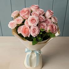 Букет Розовый шарм в Зиме