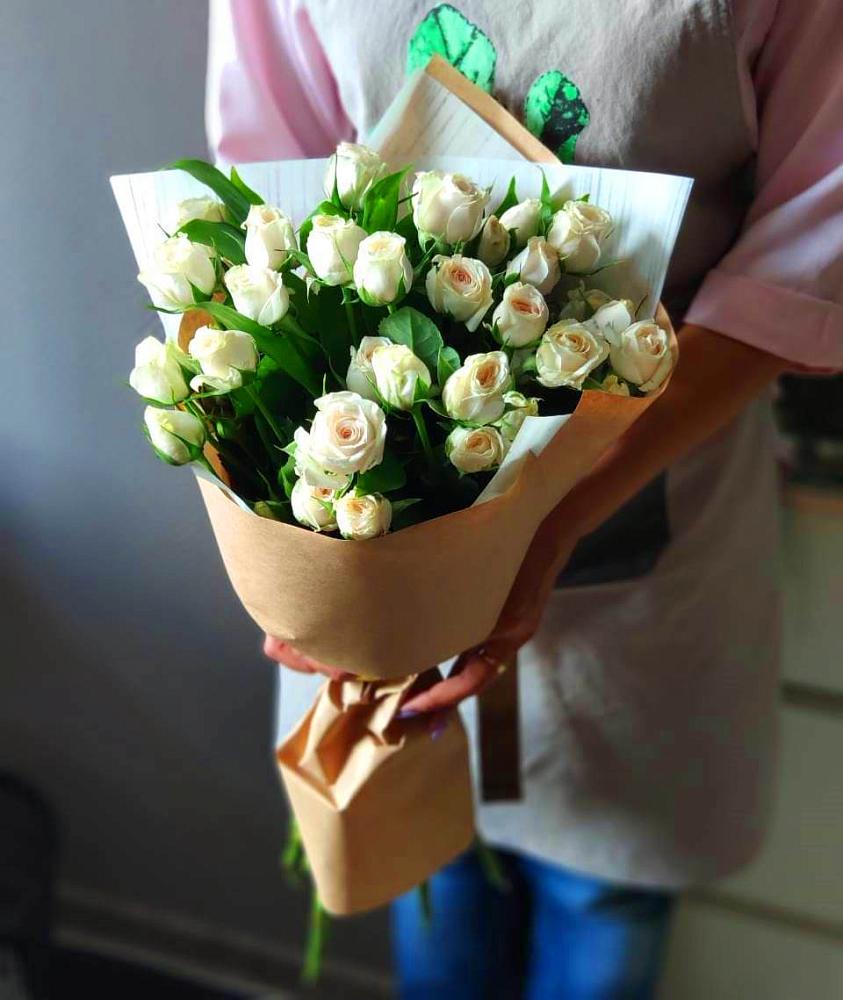 Букет цветов из: Розы в Зиме