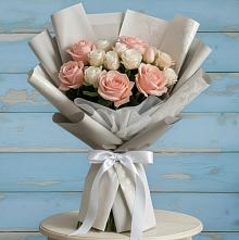 Букет цветов из:  Розы #REPLACE_PRED# Зиме