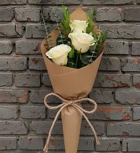 Букет цветов из:  Розы в Зиме