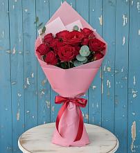 Букет цветов из:  Розы в Зиме