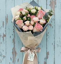 Букет цветов из:  Розы в Зиме