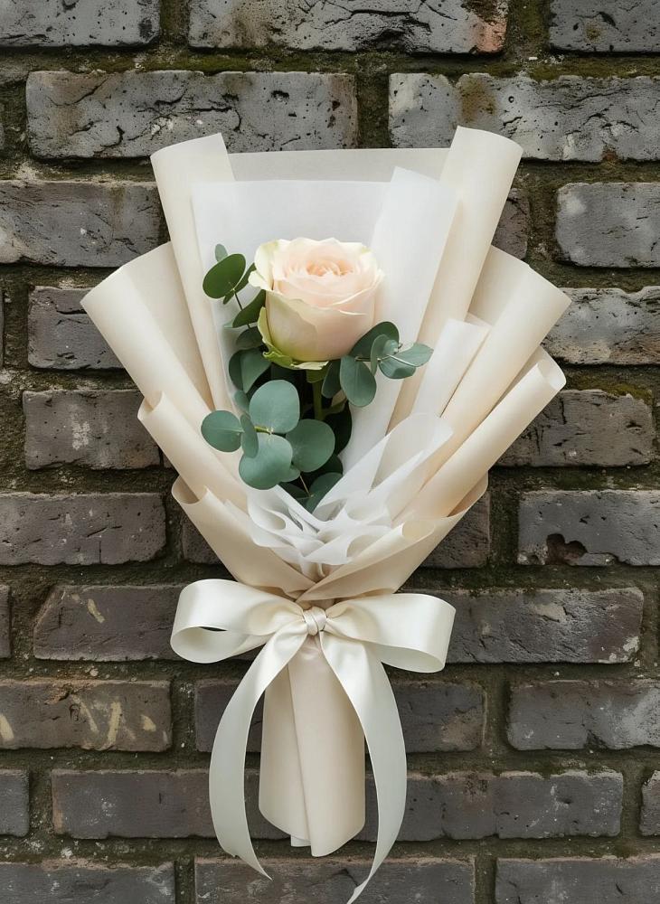 Букет цветов из: Розы в Зиме