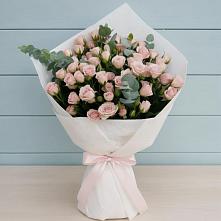 Букет цветов из:  Розы в Зиме