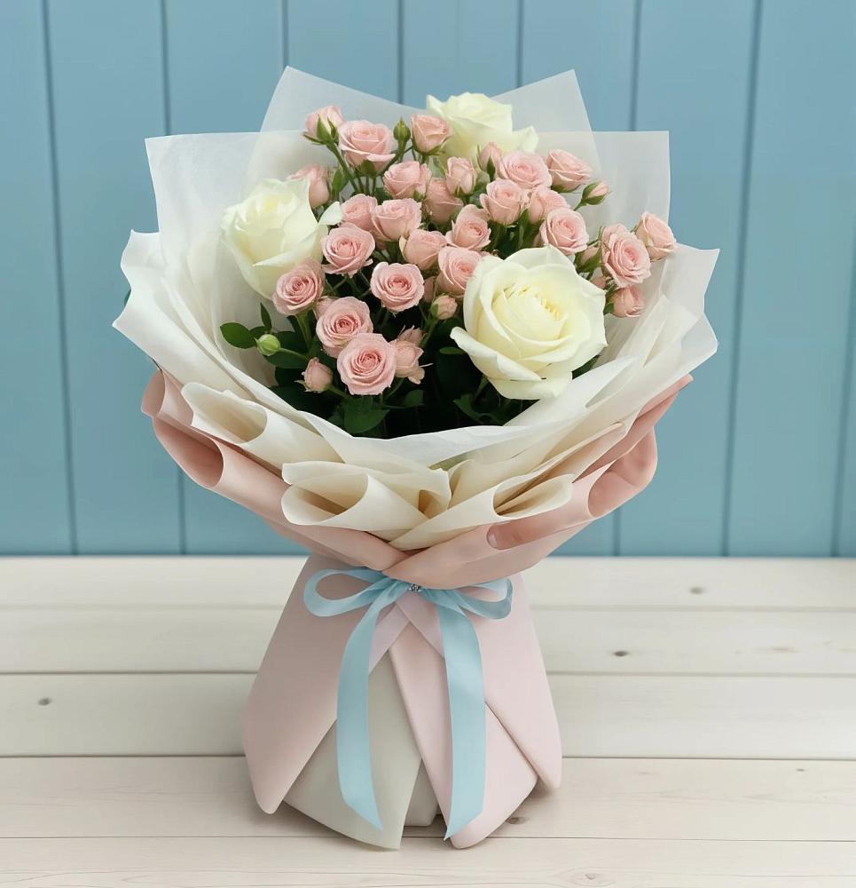 Букет цветов из: Розы в Зиме