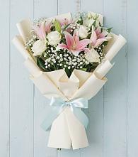 Букет цветов из:  Лилии в Зиме