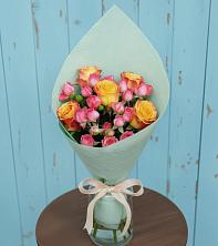 Букет цветов из:  Розы в Зиме