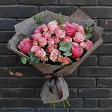 Букет цветов из:  Розы в Зиме